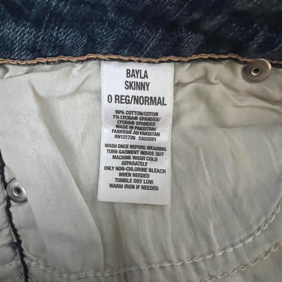 Aeropastale dark wash Bayla skinny jeans - Picture 5 of 5